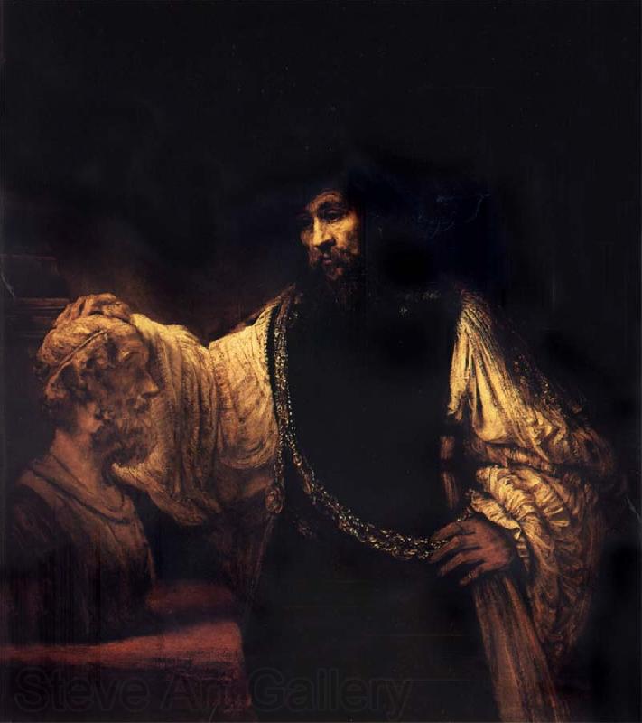 Rembrandt van rijn Aristotle with a Bust of Homer